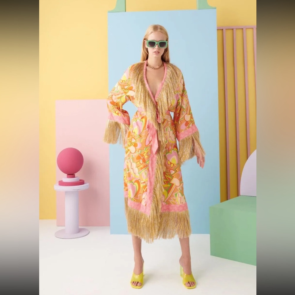 💕sold💕Celia B ZARYA kimono DRESS - Picture 3 of 6